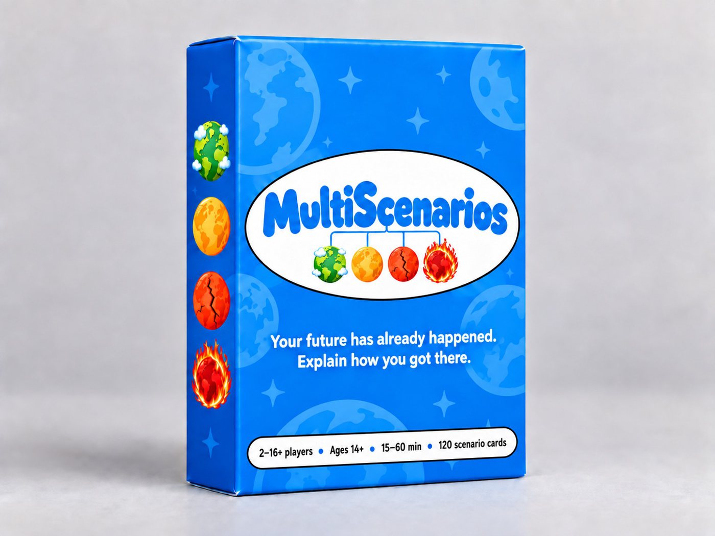 The MultiScenarios card game box